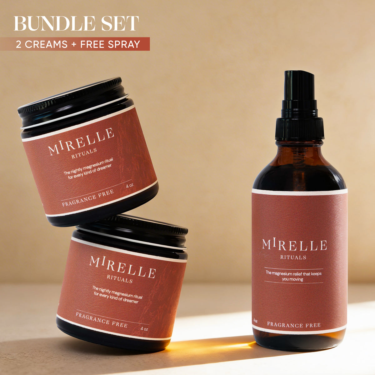 Magnesium Cream Duo + Free Spray